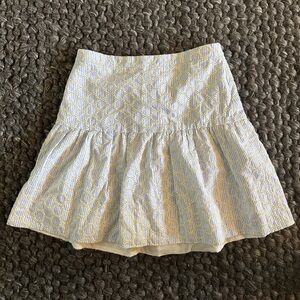J Crew XS (00) skirt - sweet pattern